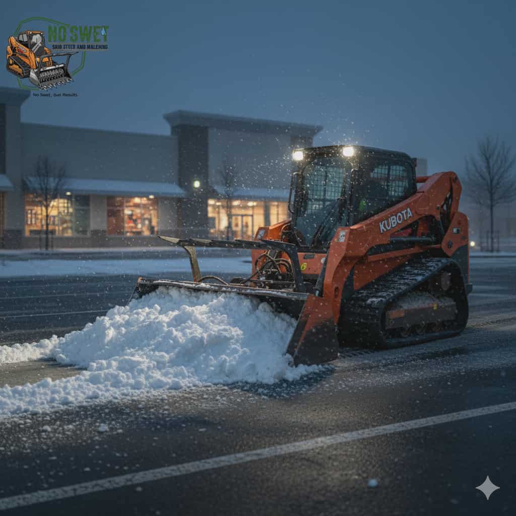 Snow removal work